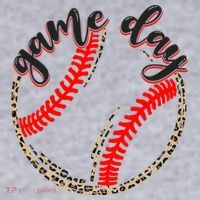 Game Day Baseball Life Softball Life Mom Mothers Day Leopard Women's Sweatshirt thumb 2