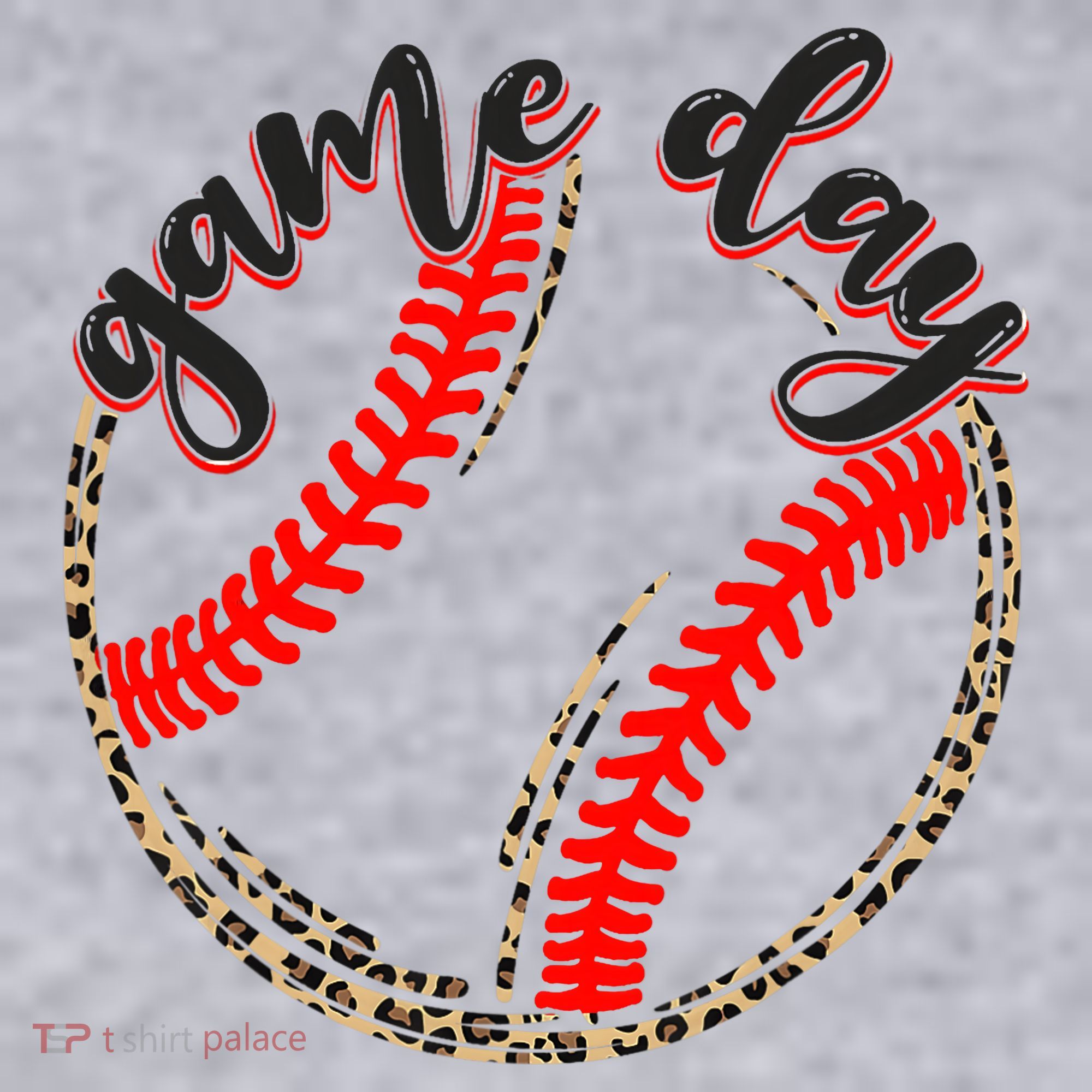 Game Day Baseball Life Softball Life Mom Mothers Day Leopard Women's Sweatshirt