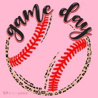 Game Day Baseball Life Softball Life Mom Mothers Day Leopard Coaster thumb 2