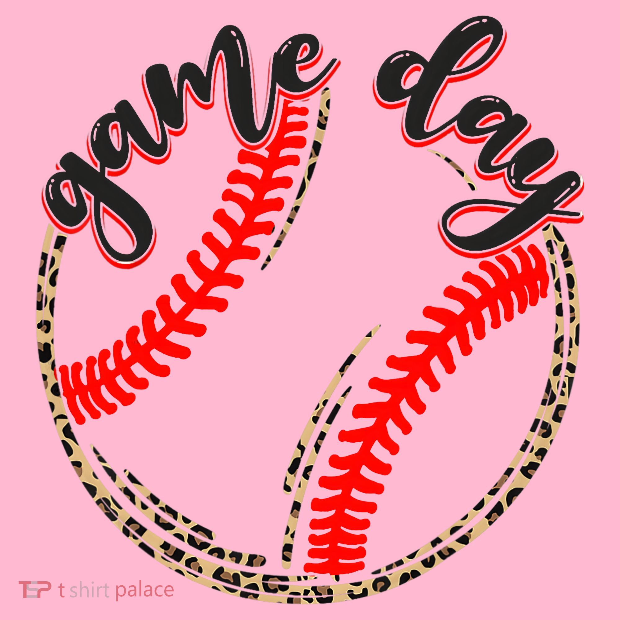 Game Day Baseball Life Softball Life Mom Mothers Day Leopard Coaster