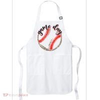 Game Day Baseball Life Softball Life Mom Mothers Day Leopard Apron thumb 0