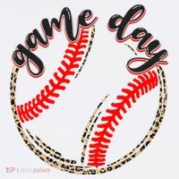 Game Day Baseball Life Softball Life Mom Mothers Day Leopard Women's Hoodie thumb 2