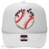 Game Day Baseball Life Softball Life Mom Mothers Day Leopard Hat thumb 0