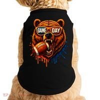 Game Day Bears Football Bear Doggie Tank thumb 0