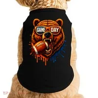 Game Day Bears Football Bear Doggie Tank thumb 0