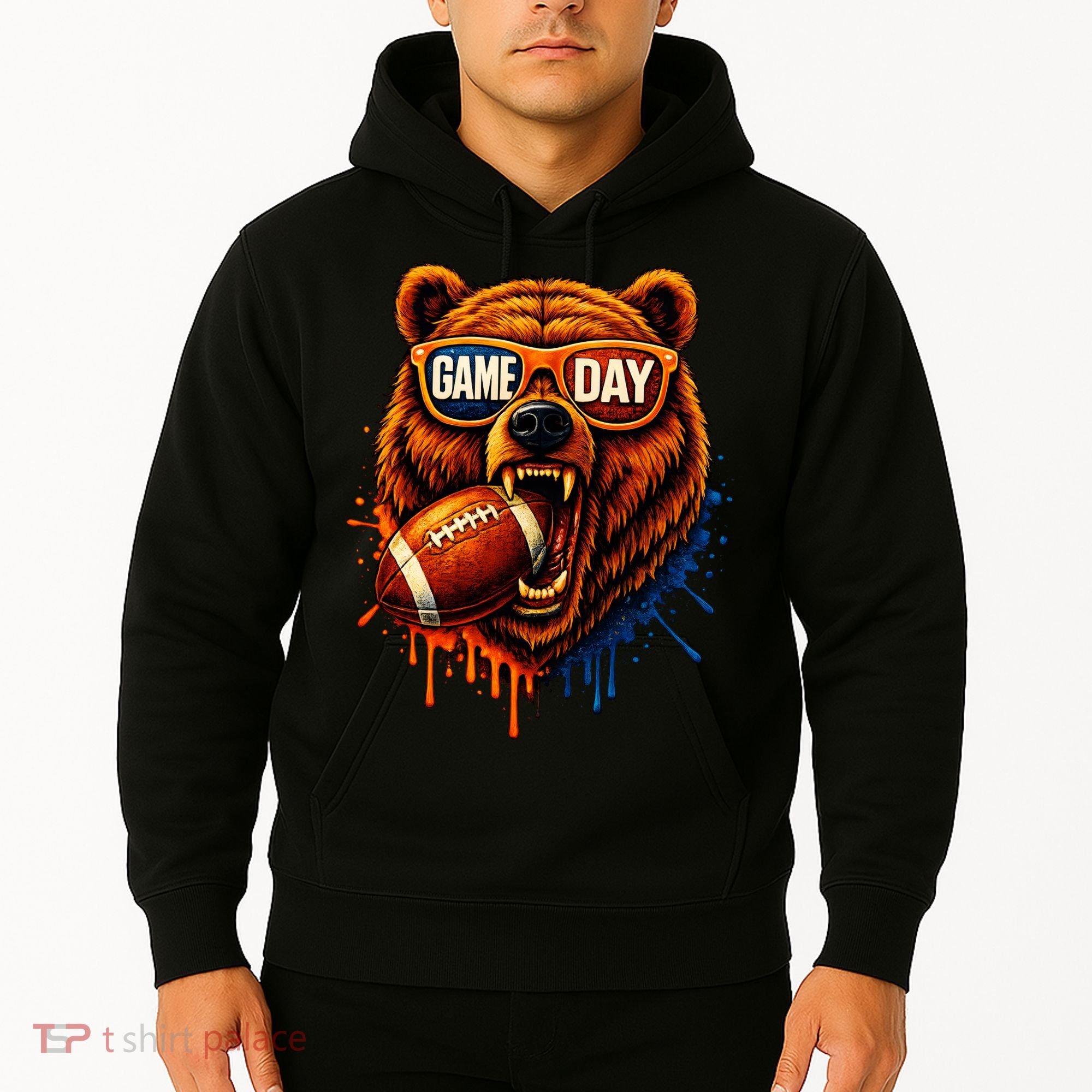 Game Day Bears Football Bear Hoodie