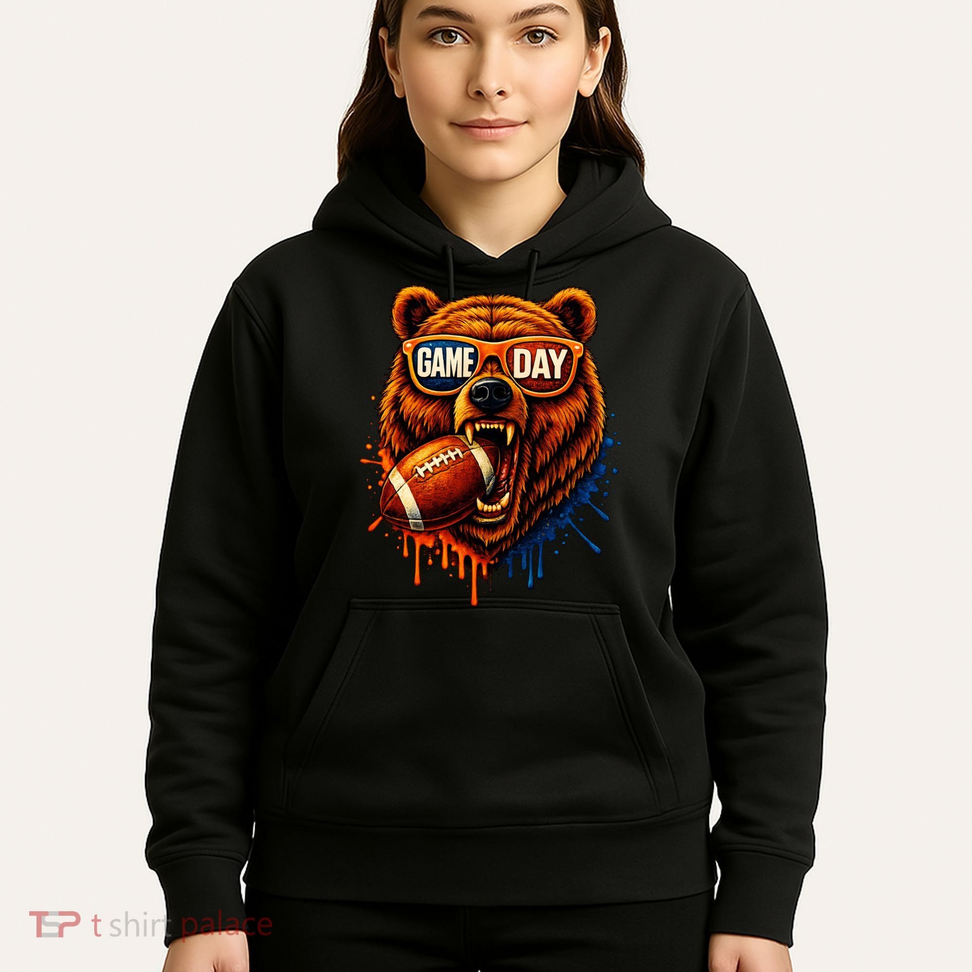 Game Day Bears Football Bear Hoodie