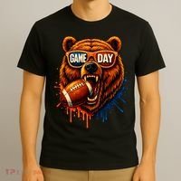 Game Day Bears Football Bear T-Shirt thumb 3