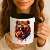 Game Day Bears Football Bear Coffee Mug thumb 3