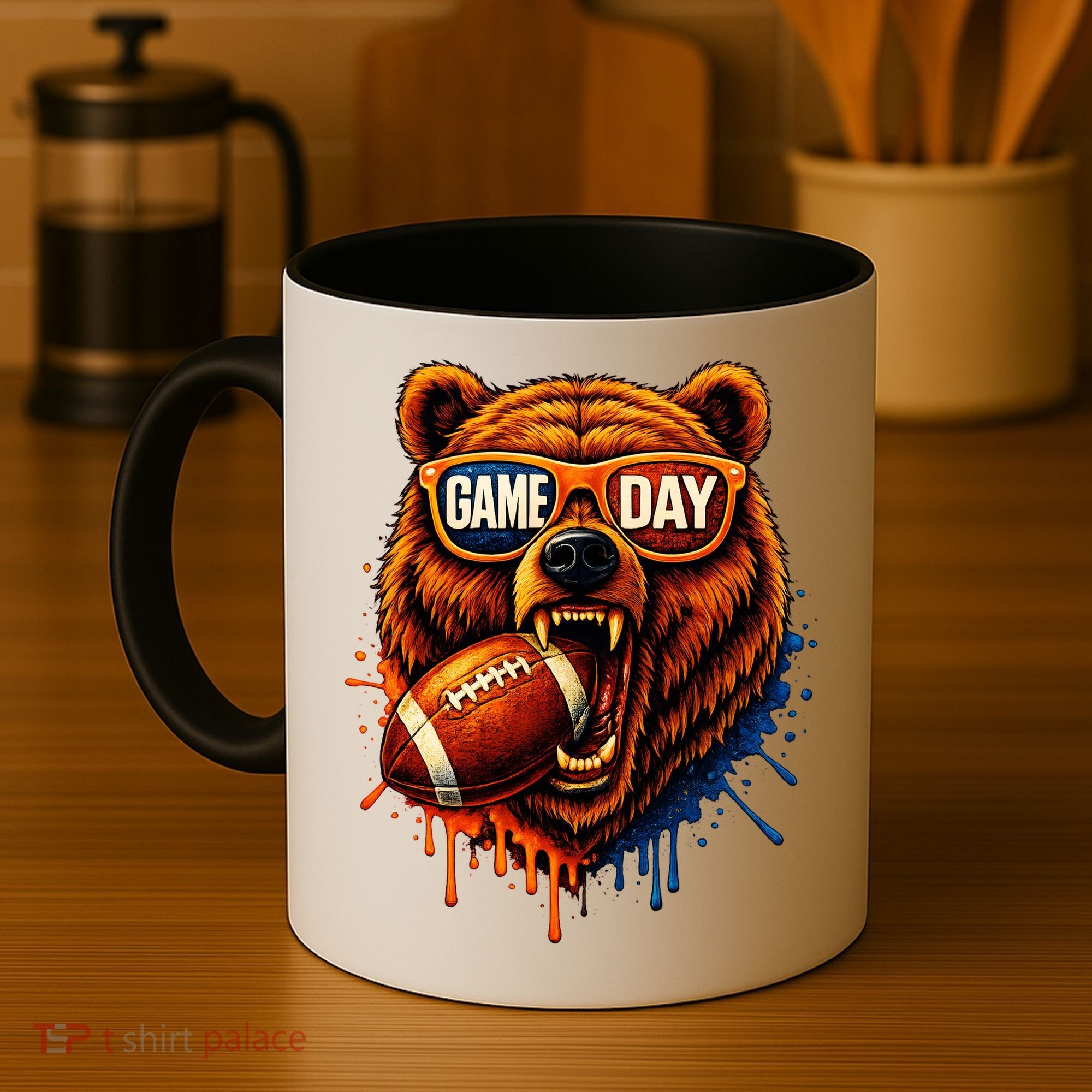 Game Day Bears Football Bear Coffee Mug
