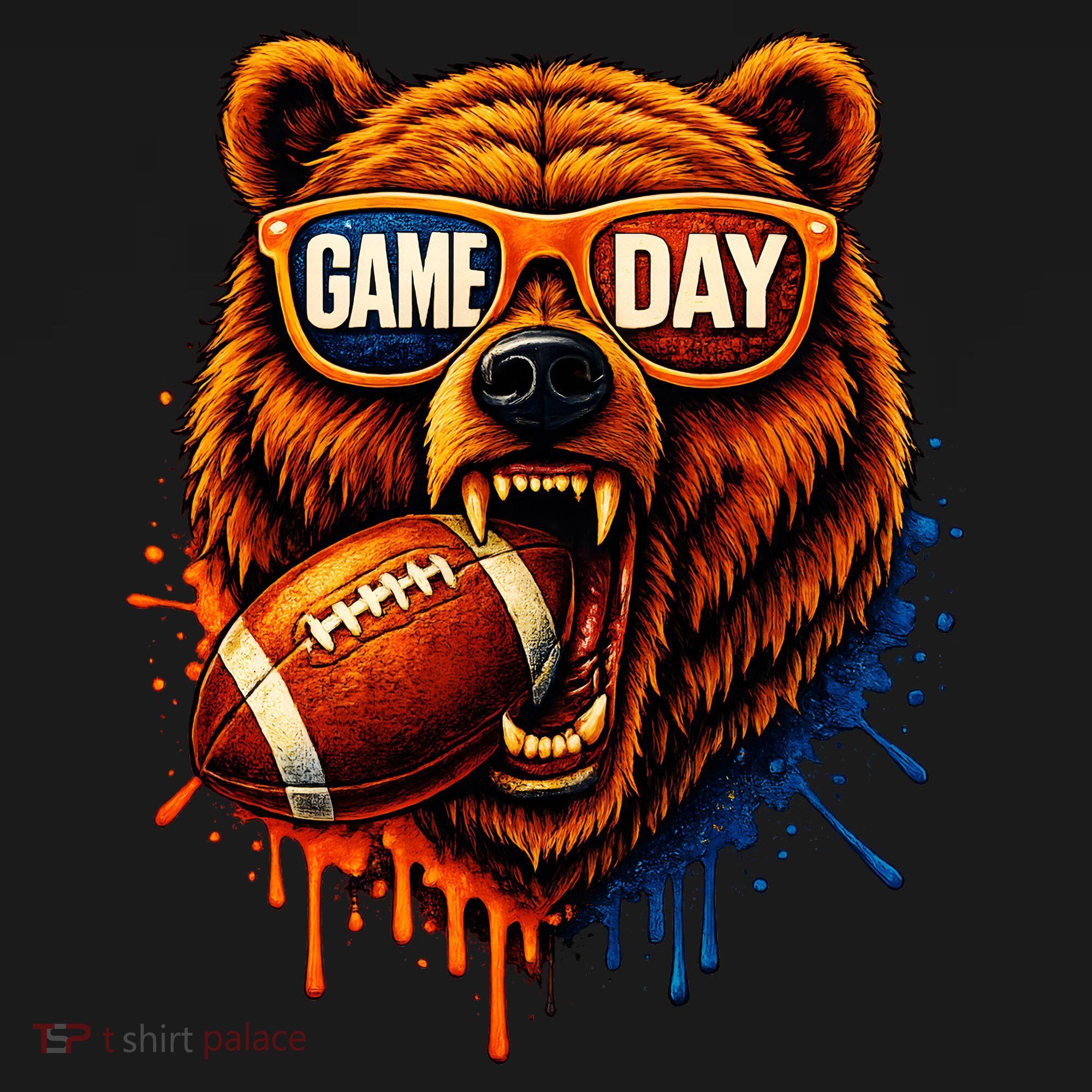 Game Day Bears Football Bear Pajama Set