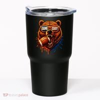 Game Day Bears Football Bear Tumbler thumb 0