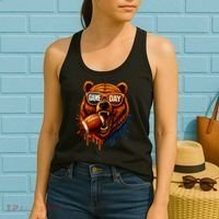 Game Day Bears Football Bear Women's Tank Top thumb 2