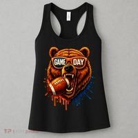 Game Day Bears Football Bear Women's Tank Top thumb 3