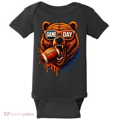Game Day Bears Football Bear Baby Bodysuit