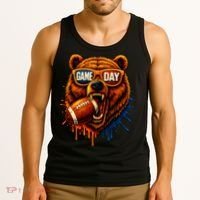 Game Day Bears Football Bear Tank Top thumb 3