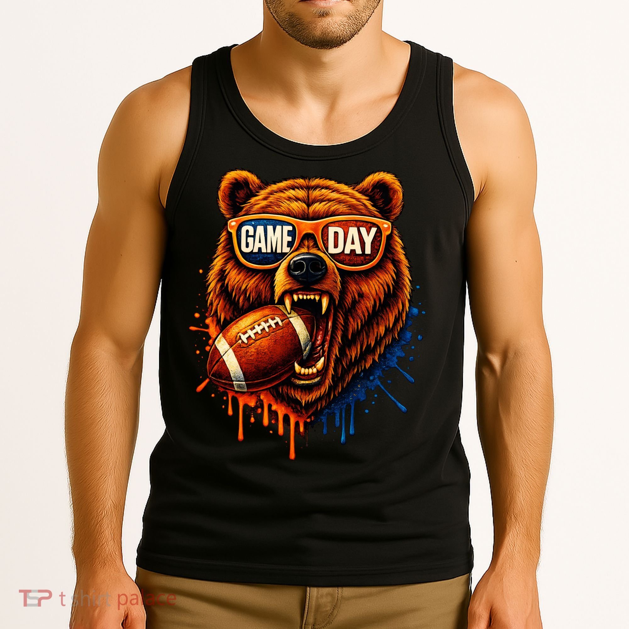 Game Day Bears Football Bear Tank Top