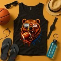 Game Day Bears Football Bear Tank Top thumb 4
