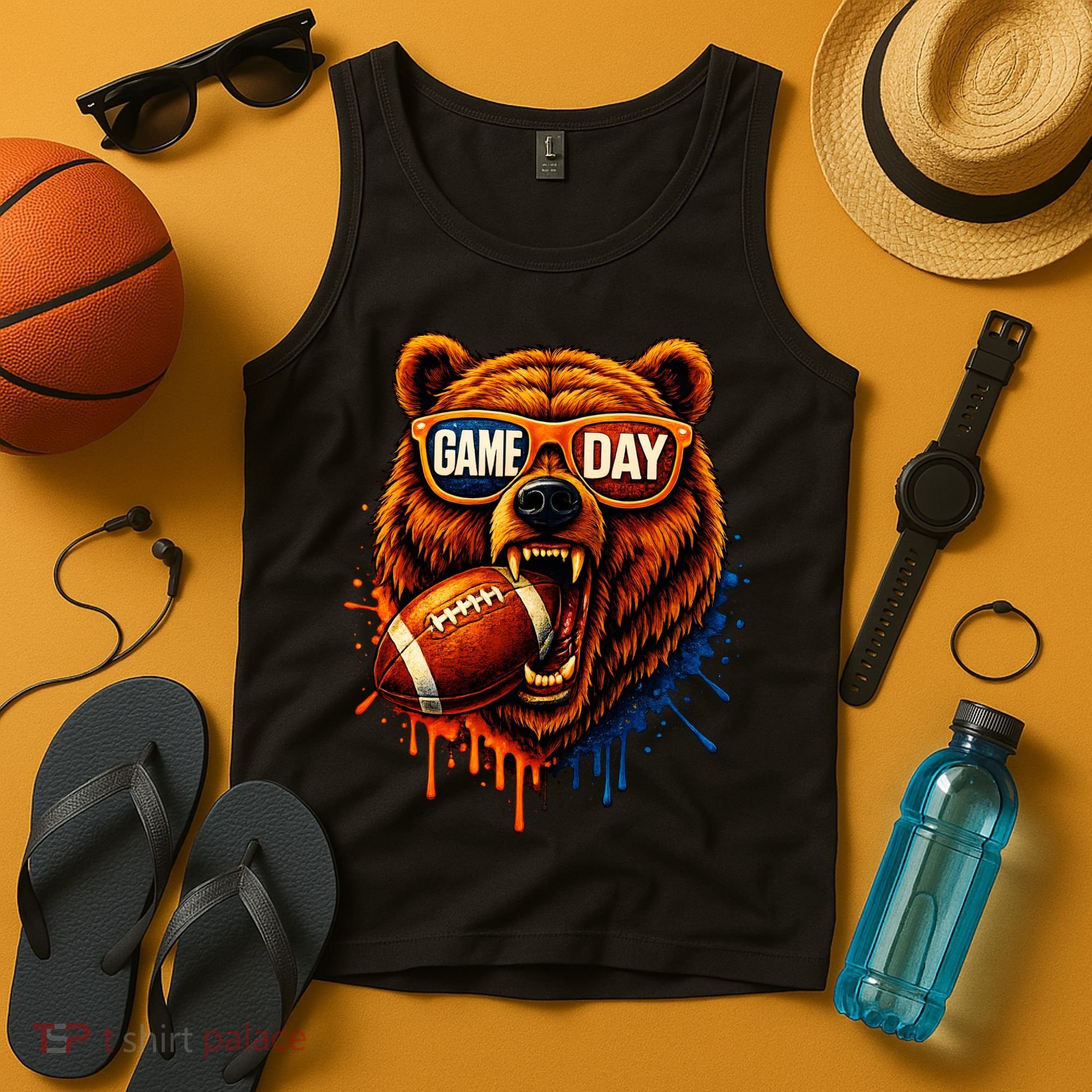 Game Day Bears Football Bear Tank Top