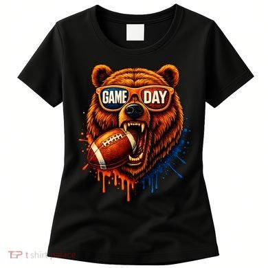 Game Day Bears Football Bear Women's T-Shirt