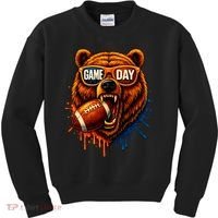 Game Day Bears Football Bear Kids Sweatshirt thumb 0