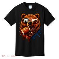 Game Day Bears Football Bear Kids T-Shirt thumb 0