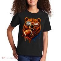 Game Day Bears Football Bear Kids T-Shirt thumb 2