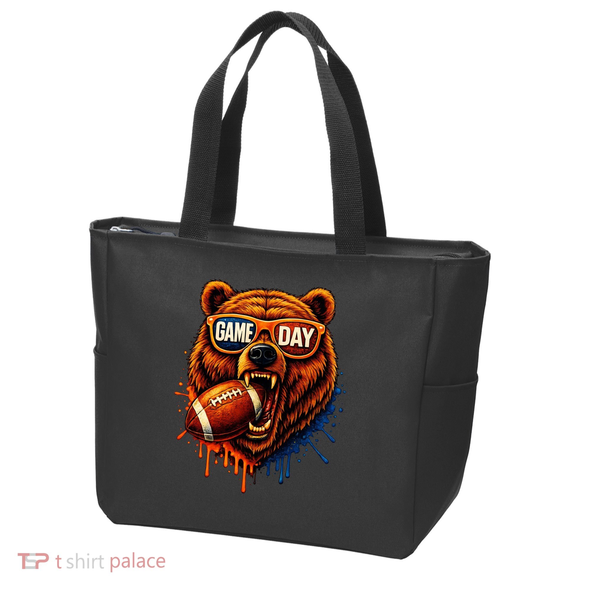 Game Day Bears Football Bear Tote Bag
