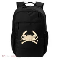 Georgetown Dc Blue Crab Silhouette Map Great Gift Backpack thumb 0