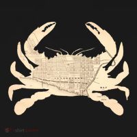 Georgetown Dc Blue Crab Silhouette Map Great Gift Pajama Set thumb 2