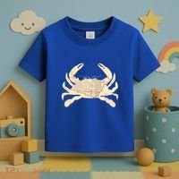 Georgetown Dc Blue Crab Silhouette Map Great Gift Toddler T-Shirt thumb 3