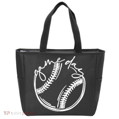 Game Day Baseball Tote Bag