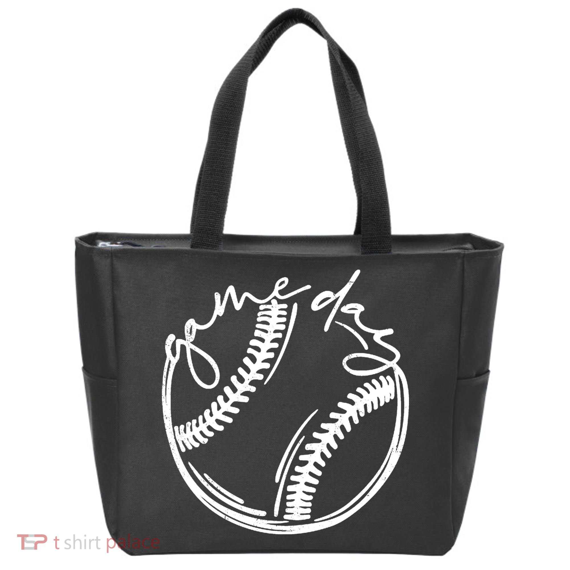 Game Day Baseball Tote Bag