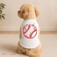 Game Day Baseball Doggie Tank thumb 2
