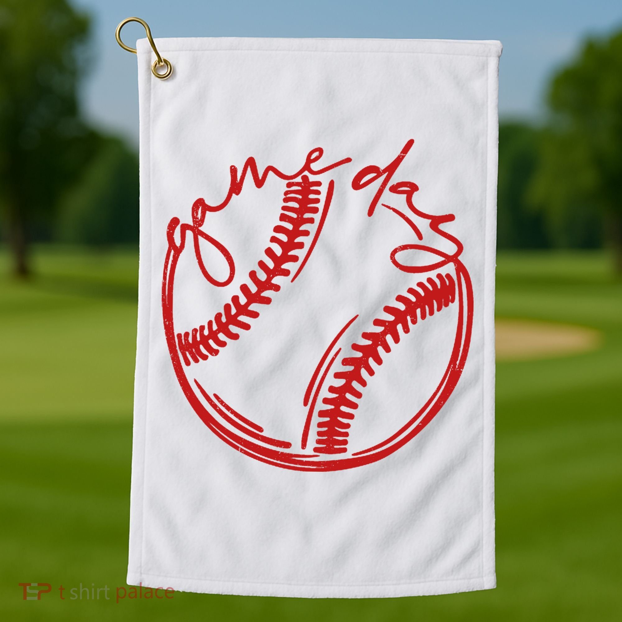 Game Day Baseball Golf Towel