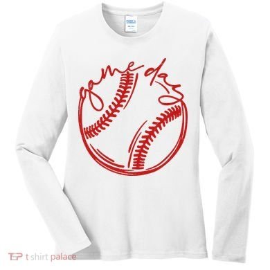 Game Day Baseball Women's Long Sleeve Shirt