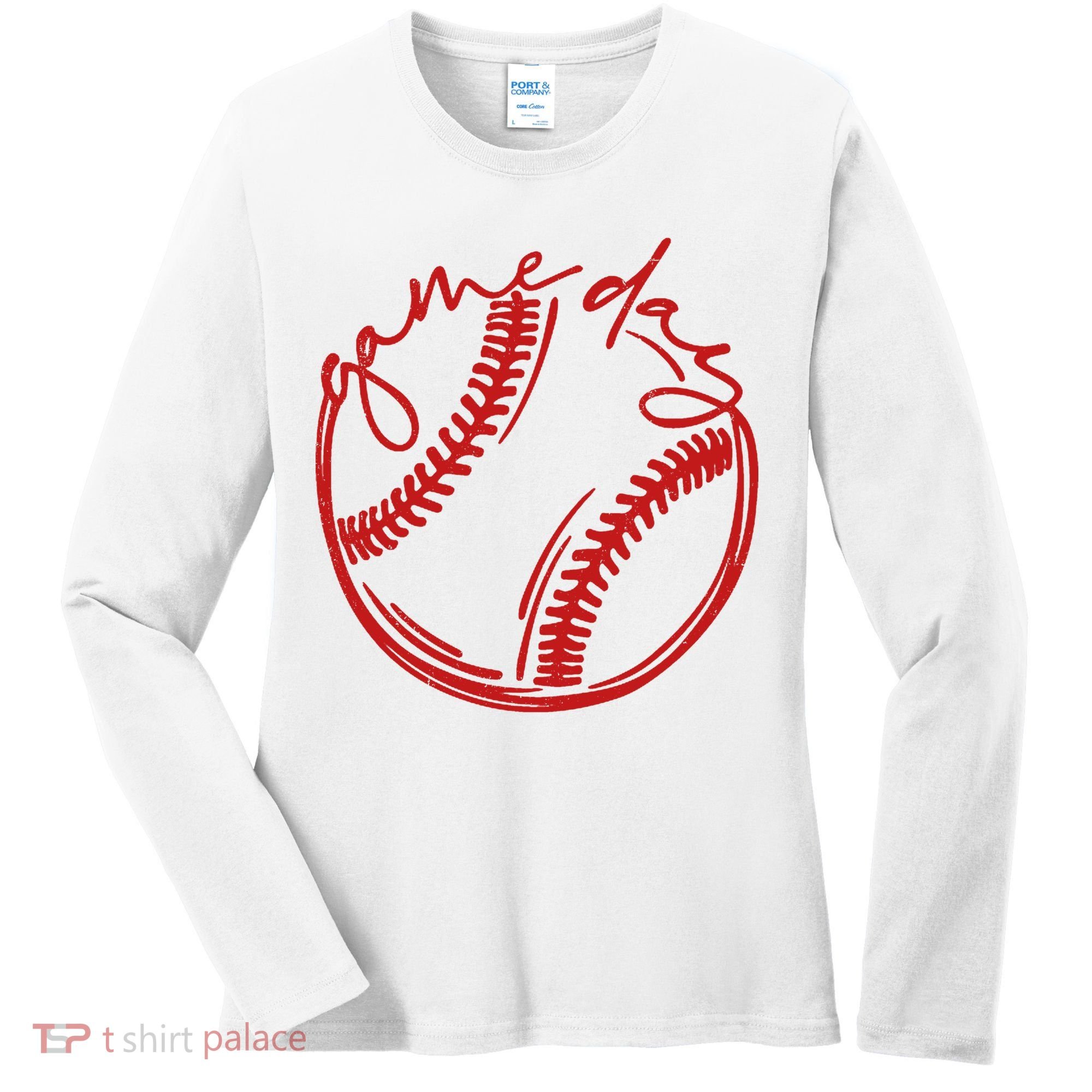 Game Day Baseball Women's Long Sleeve Shirt