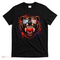 Game Day Bears Fan Bear Lover Football T-Shirt thumb 0