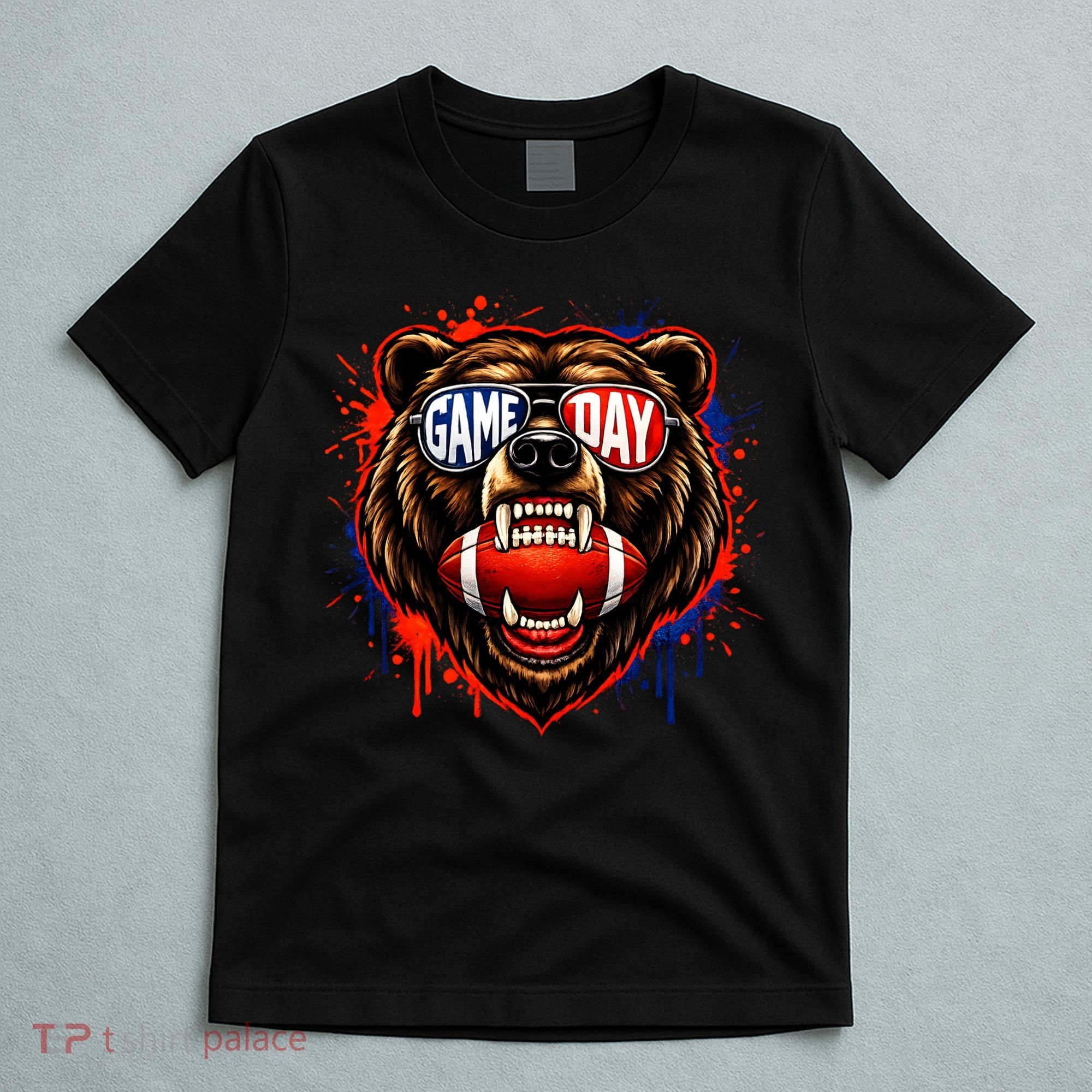 Game Day Bears Fan Bear Lover Football T-Shirt