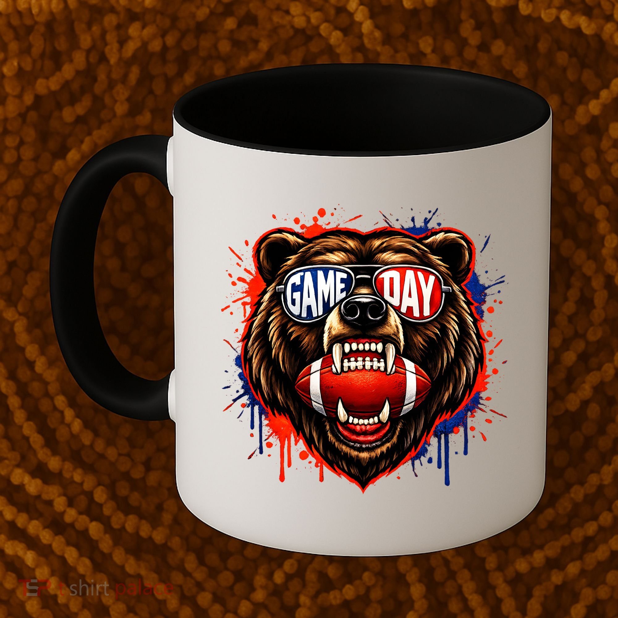 Game Day Bears Fan Bear Lover Football Coffee Mug