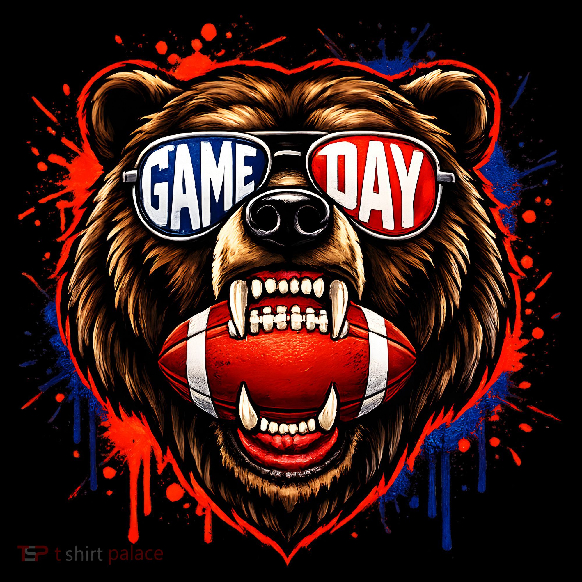Game Day Bears Fan Bear Lover Football Coffee Mug