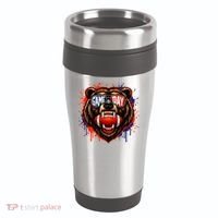 Game Day Bears Fan Bear Lover Football 16oz Travel Tumbler thumb 0