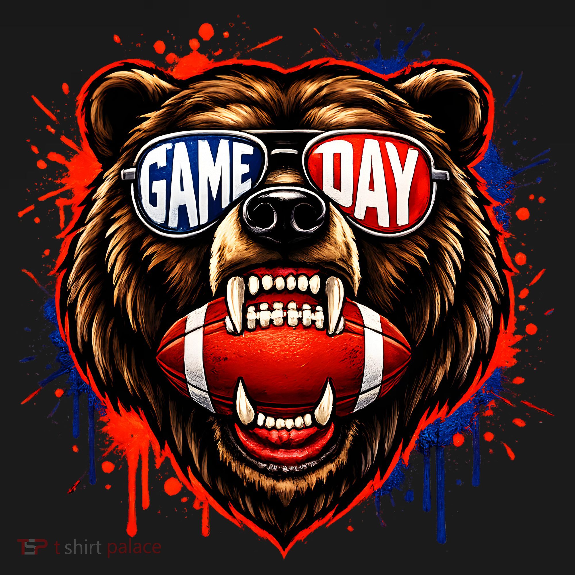 Game Day Bears Fan Bear Lover Football Women's Tank Top