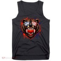 Game Day Bears Fan Bear Lover Football Tank Top thumb 0