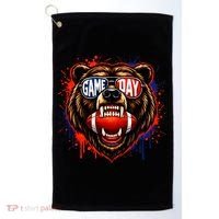 Game Day Bears Fan Bear Lover Football Golf Towel thumb 0