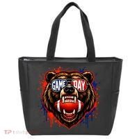 Game Day Bears Fan Bear Lover Football Tote Bag thumb 0
