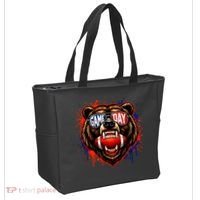 Game Day Bears Fan Bear Lover Football Tote Bag thumb 2