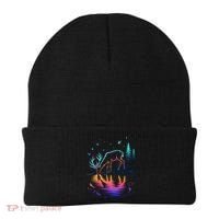 Glowing Deer By The Water: Nature Lover's Beanie thumb 0