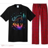 Glowing Deer By The Water: Nature Lover's Pajama Set thumb 0
