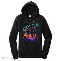 Glowing Deer By The Water: Nature Lover's Women's Hoodie thumb 0